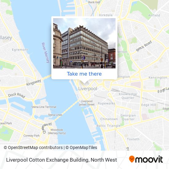 Liverpool Cotton Exchange Building map