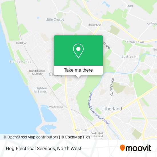 Heg Electrical Services map