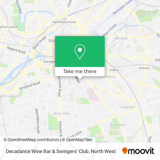 Decadance Wine Bar & Swingers' Club map