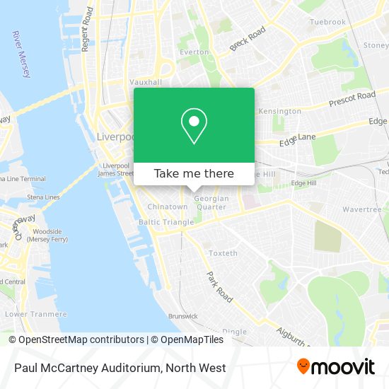 Paul McCartney Auditorium map