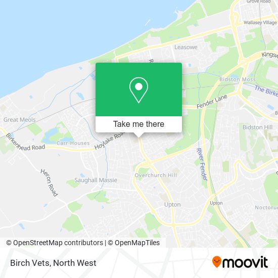 Birch Vets map
