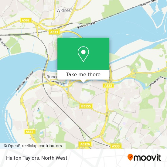 Halton Taylors map