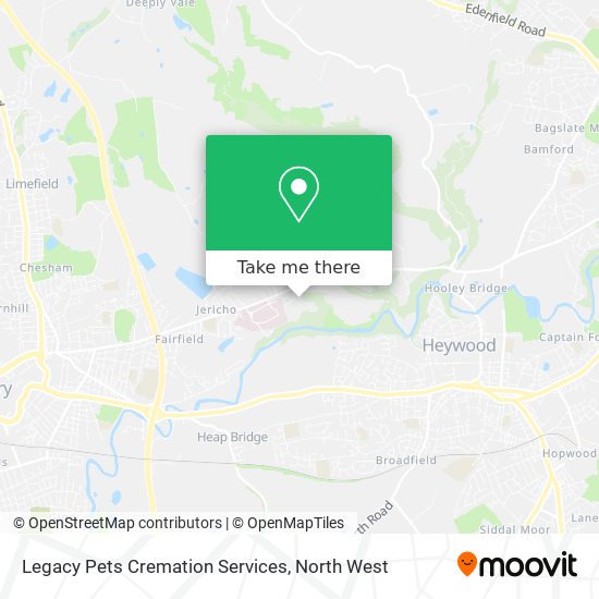 Legacy Pets Cremation Services map