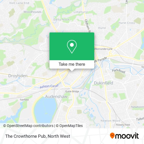 The Crowthorne Pub map