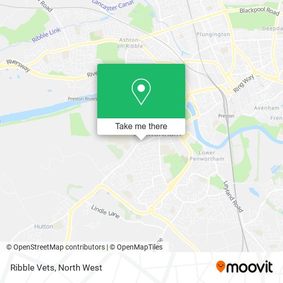 Ribble Vets map