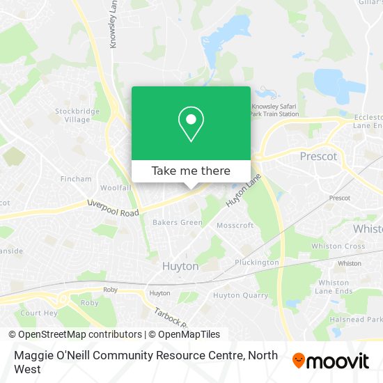 Maggie O'Neill Community Resource Centre map