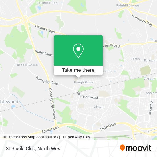 St Basils Club map