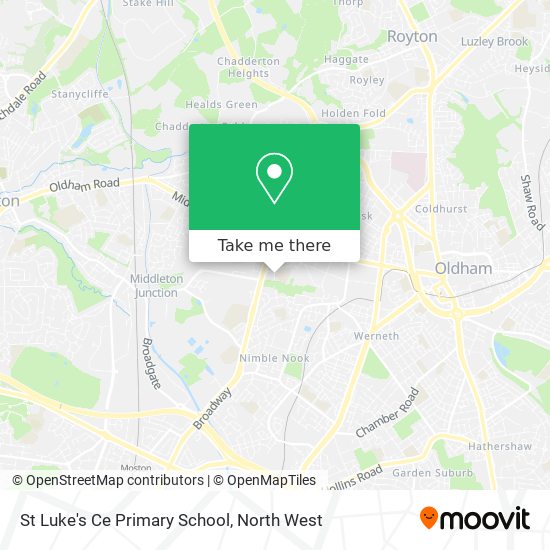 St Luke's Ce Primary School map