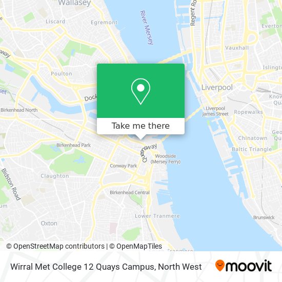 Wirral Met College 12 Quays Campus map