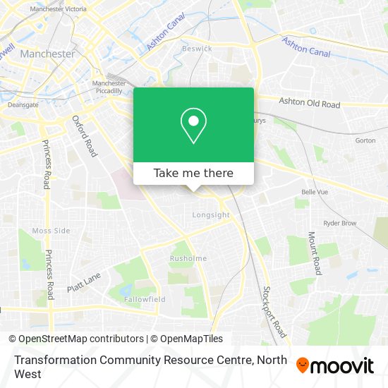 Transformation Community Resource Centre map