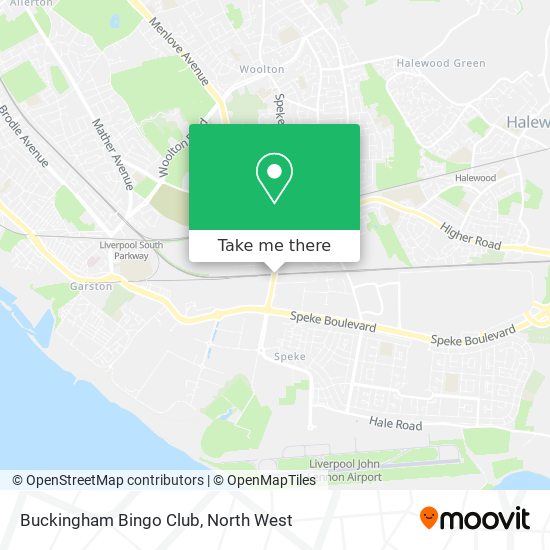 Buckingham Bingo Club map