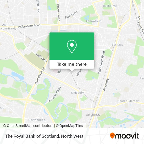 The Royal Bank of Scotland map