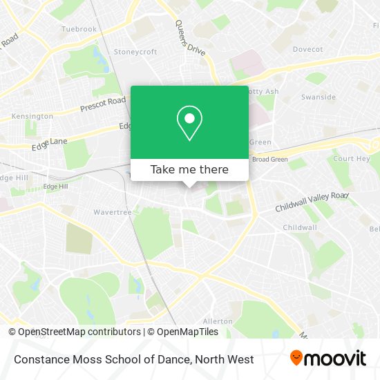 Constance Moss School of Dance map