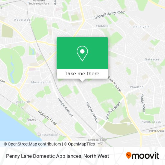 Penny Lane Domestic Appliances map