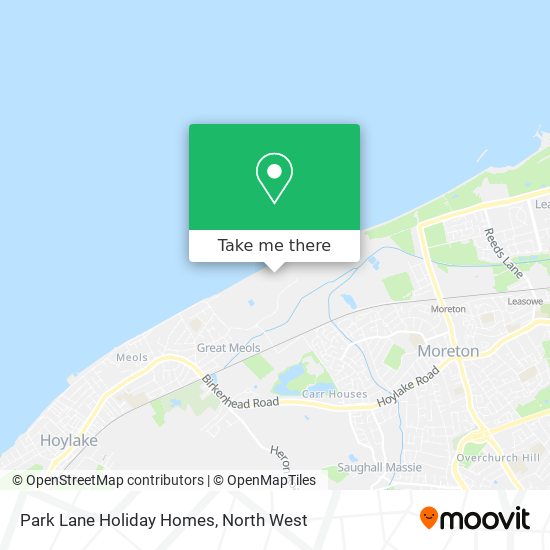 Park Lane Holiday Homes map