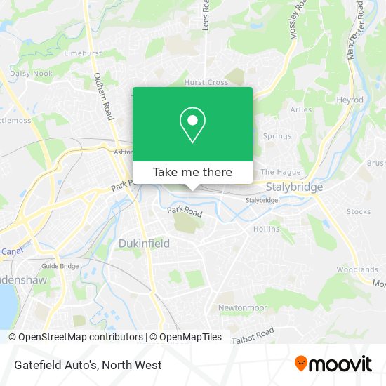 Gatefield Auto's map