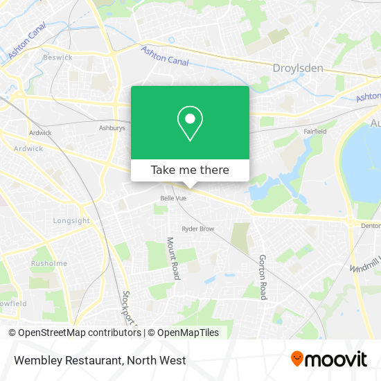 Wembley Restaurant map