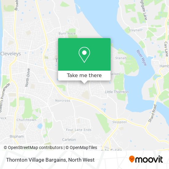Thornton Village Bargains map