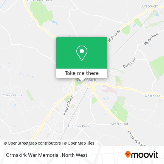 Ormskirk War Memorial map