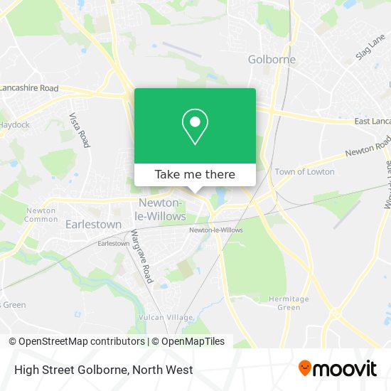 High Street Golborne map