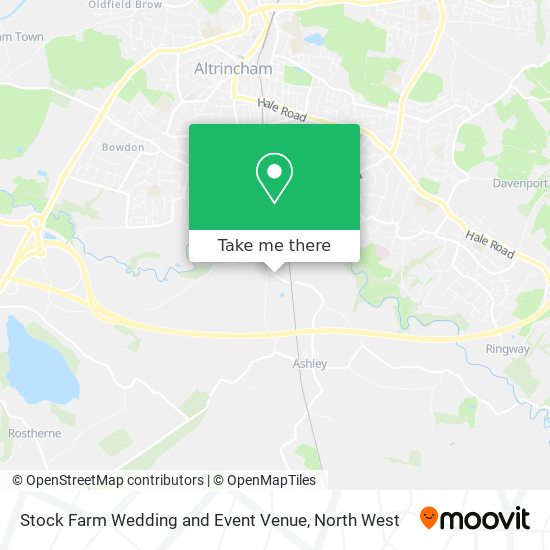 Stock Farm Wedding and Event Venue map