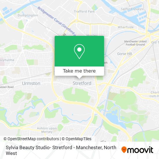 Sylvia Beauty Studio- Stretford - Manchester map