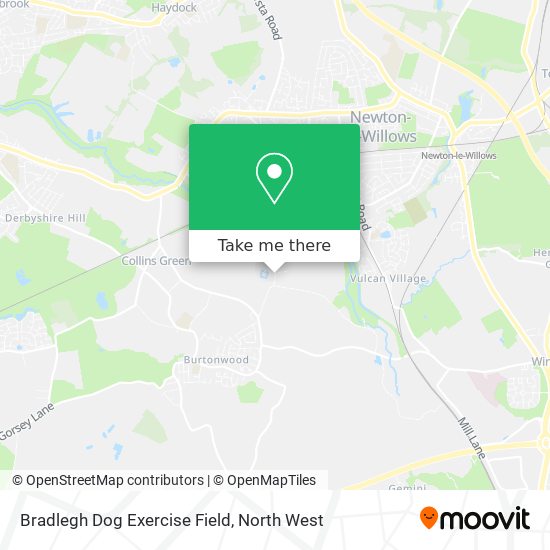 Bradlegh Dog Exercise Field map