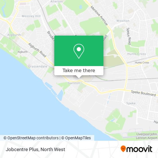 Jobcentre Plus map