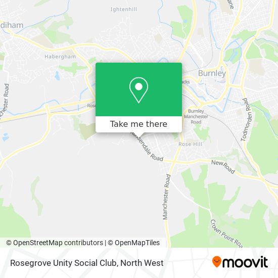 Rosegrove Unity Social Club map