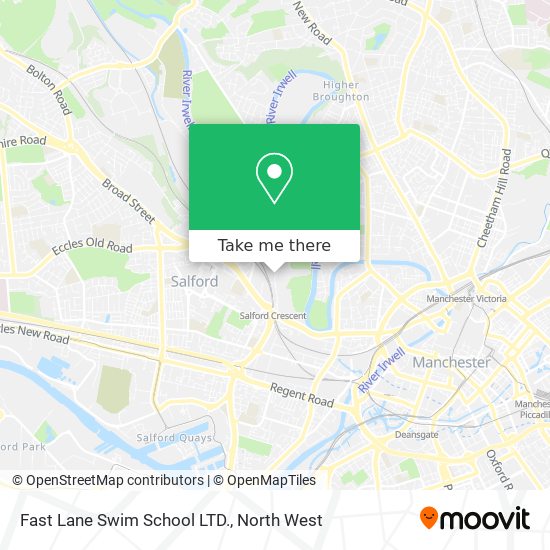 Fast Lane Swim School LTD. map