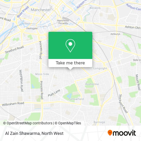 Al Zain Shawarma map