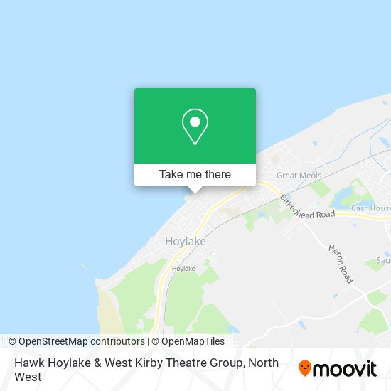Hawk Hoylake & West Kirby Theatre Group map