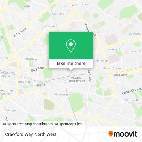 Crawford Way map