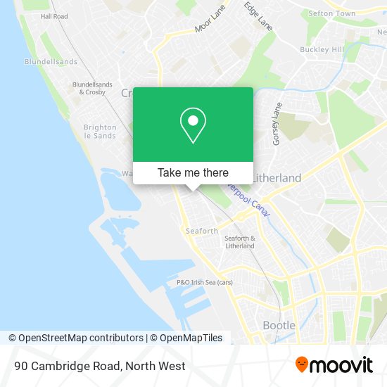 90 Cambridge Road map