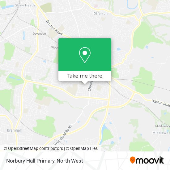 Norbury Hall Primary map