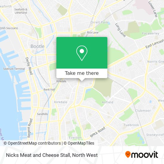 Nicks Meat and Cheese Stall map