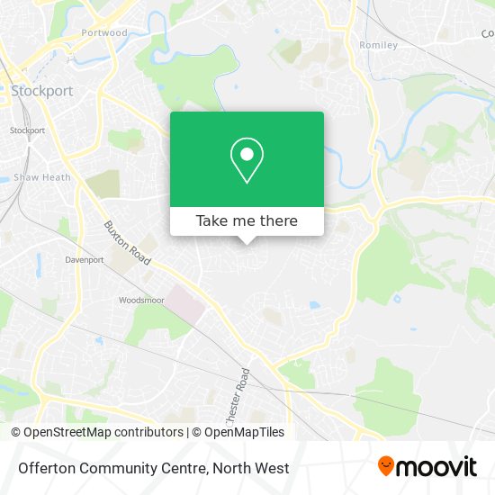 Offerton Community Centre map