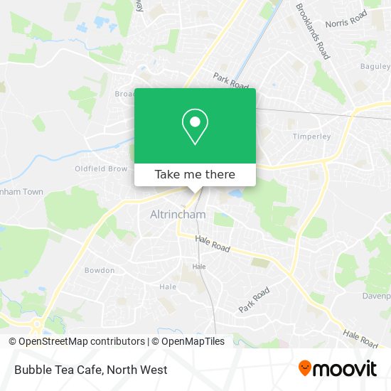 Bubble Tea Cafe map