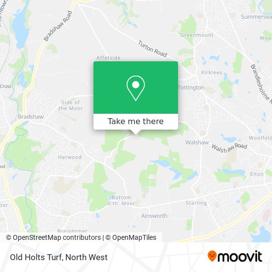 Old Holts Turf map