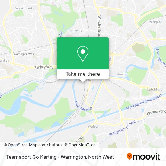 Teamsport Go Karting - Warrington map