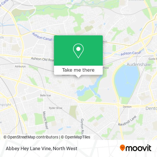 Abbey Hey Lane Vine map