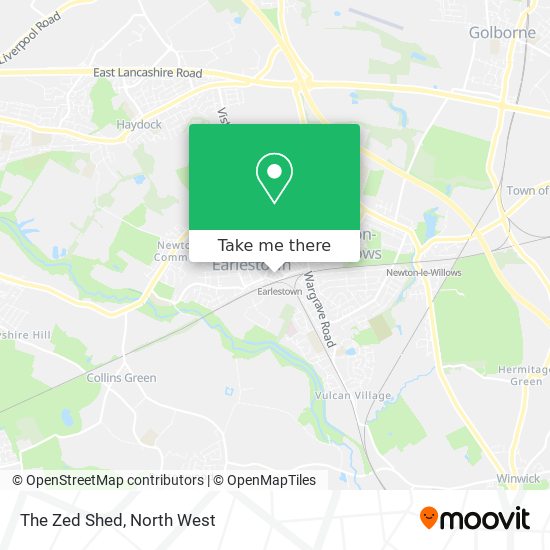 The Zed Shed map