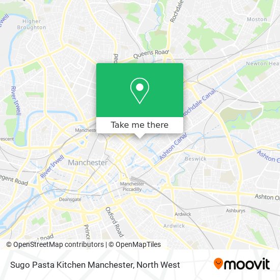 Sugo Pasta Kitchen Manchester map