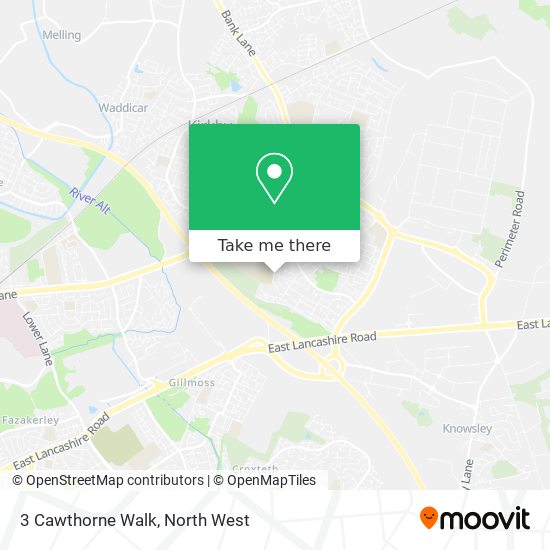 3 Cawthorne Walk map