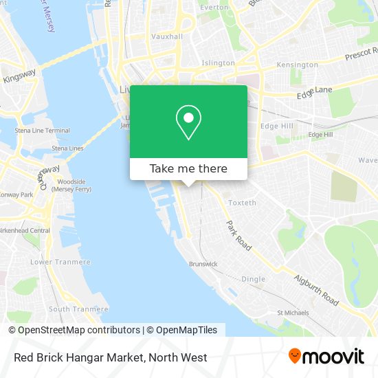 Red Brick Hangar Market map