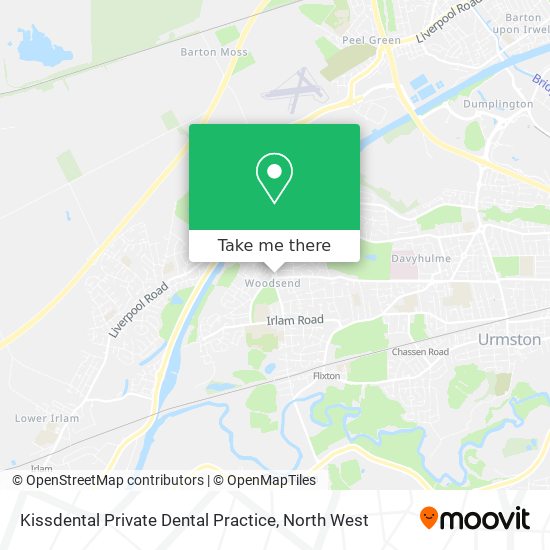 Kissdental Private Dental Practice map