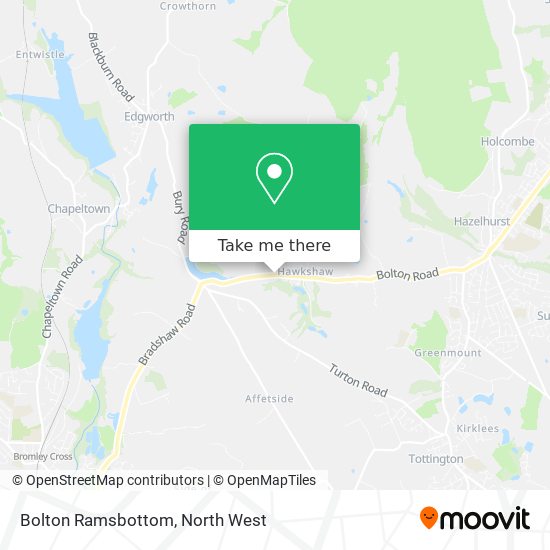 Bolton Ramsbottom map