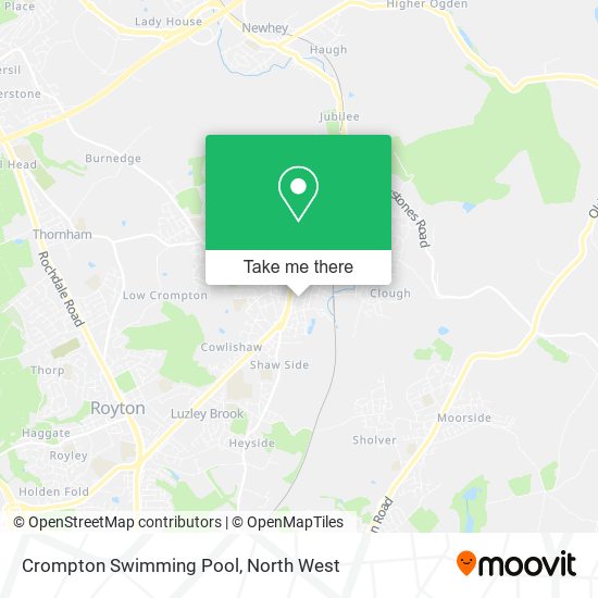 Crompton Swimming Pool map