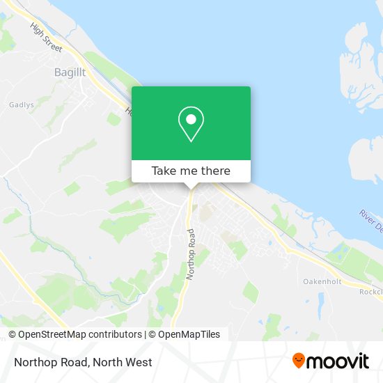 Northop Road map