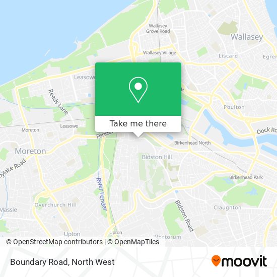 Boundary Road map